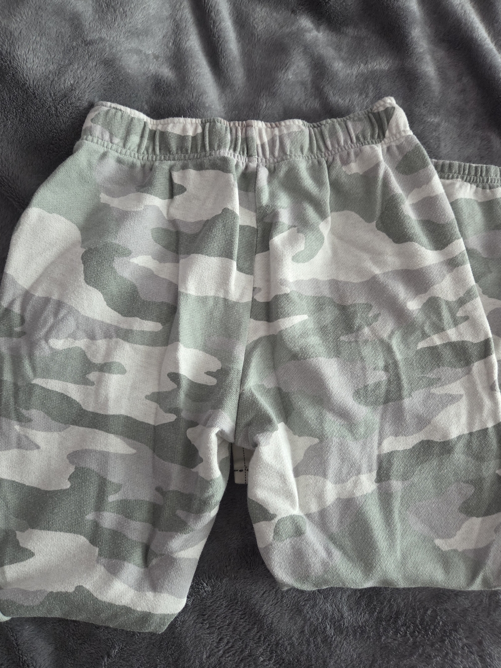 aerie Green & Gray Camo Track Joggers
